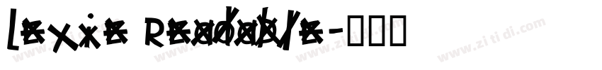 Lexie Readable字体转换